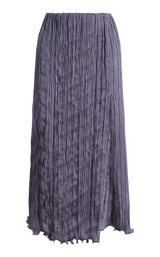 Esme Plisse Midi Skirt
