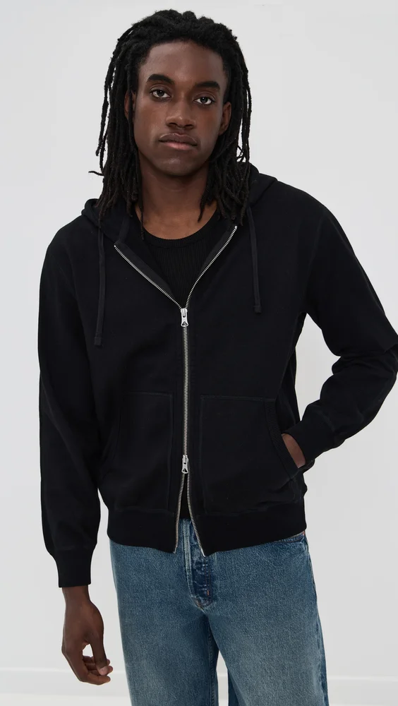 Mid-Weight Terry Standard Zip Hoodie