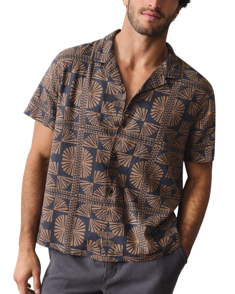 Pablo Tencel Linen Resort Shirt