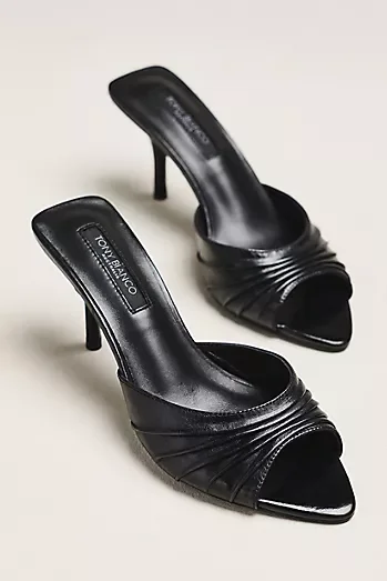 Tony Bianco Hype Peep-Toe Mules