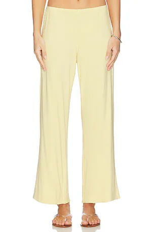 The Baby Rib Scallop Pant