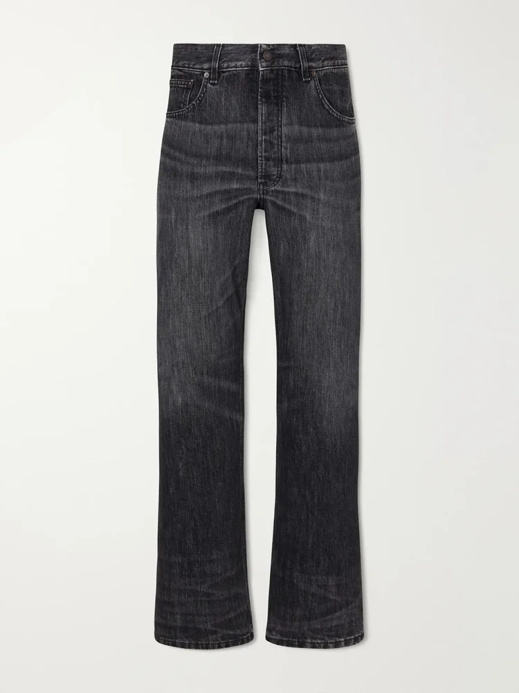 Vega Straight-Leg Recycled Cotton-Blend Jeans