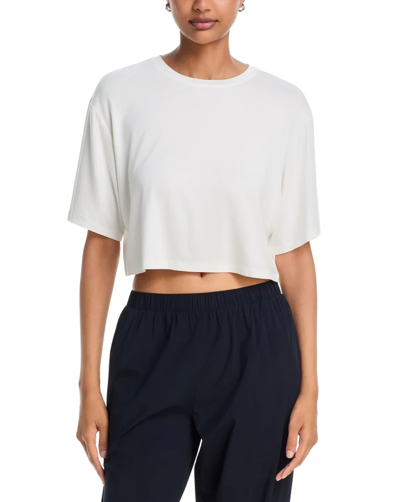 Djuna Oversized Crop Jersey Tee
