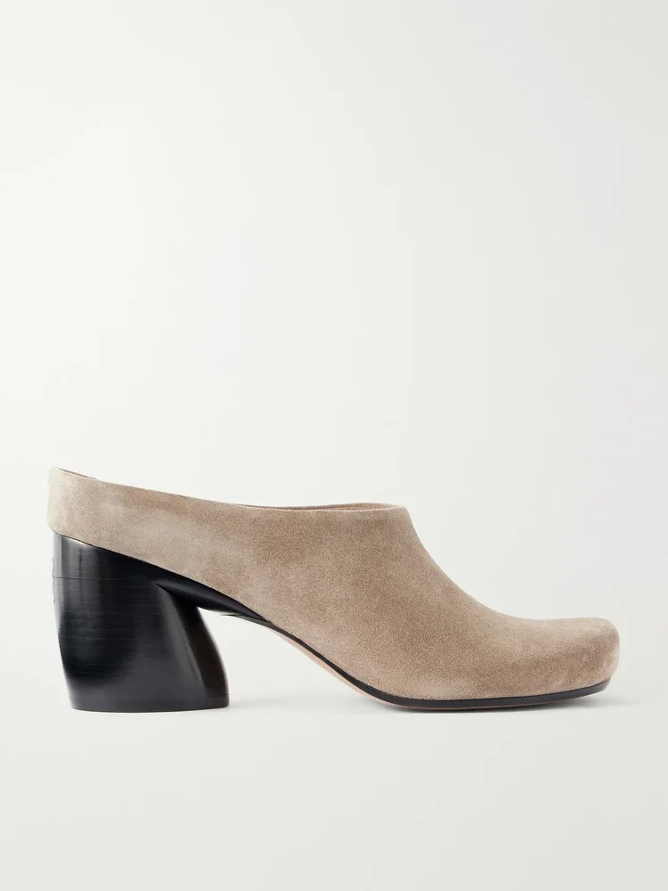 Oval 70 suede mules