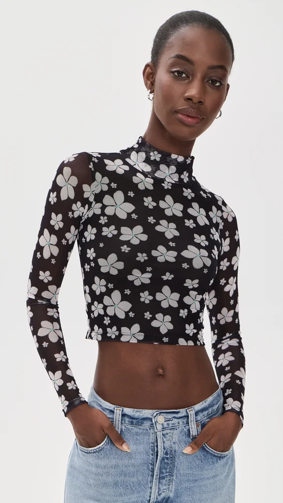 Cozy Mesh Top