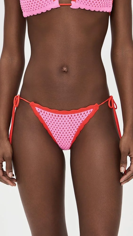 Tia Crochet Tie Side Bikini Bottoms