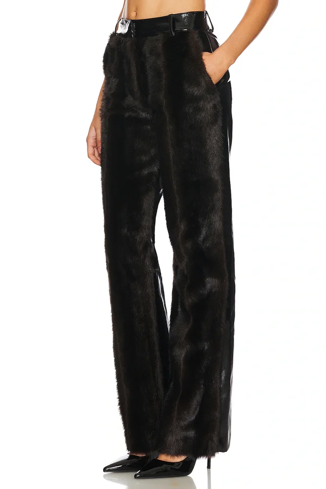 Barberini Faux Fur Pant