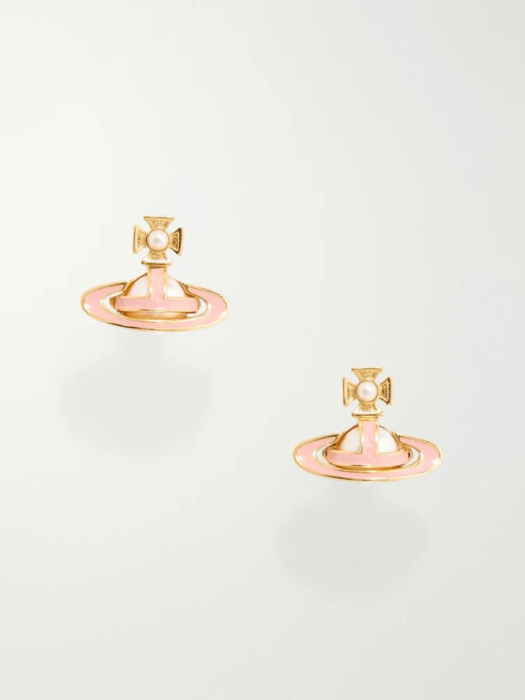 Simonetta gold-tone earrings