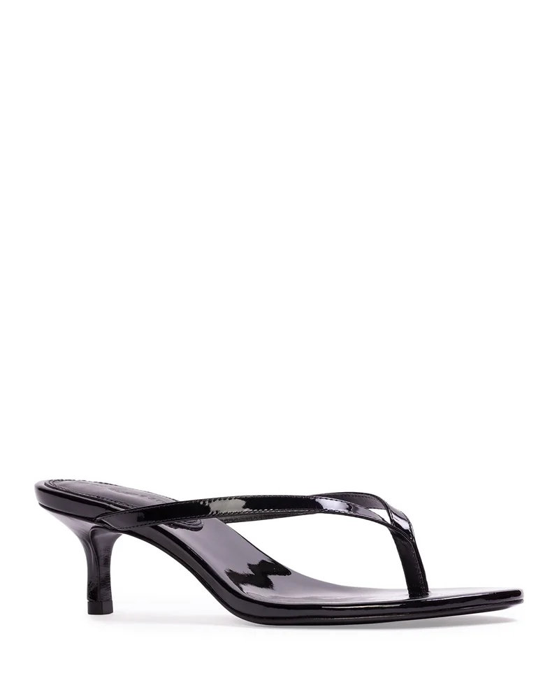 Tash 50 Sandals in Black Patent