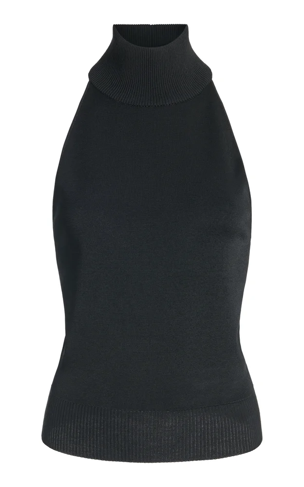 Open-Back Knit Top