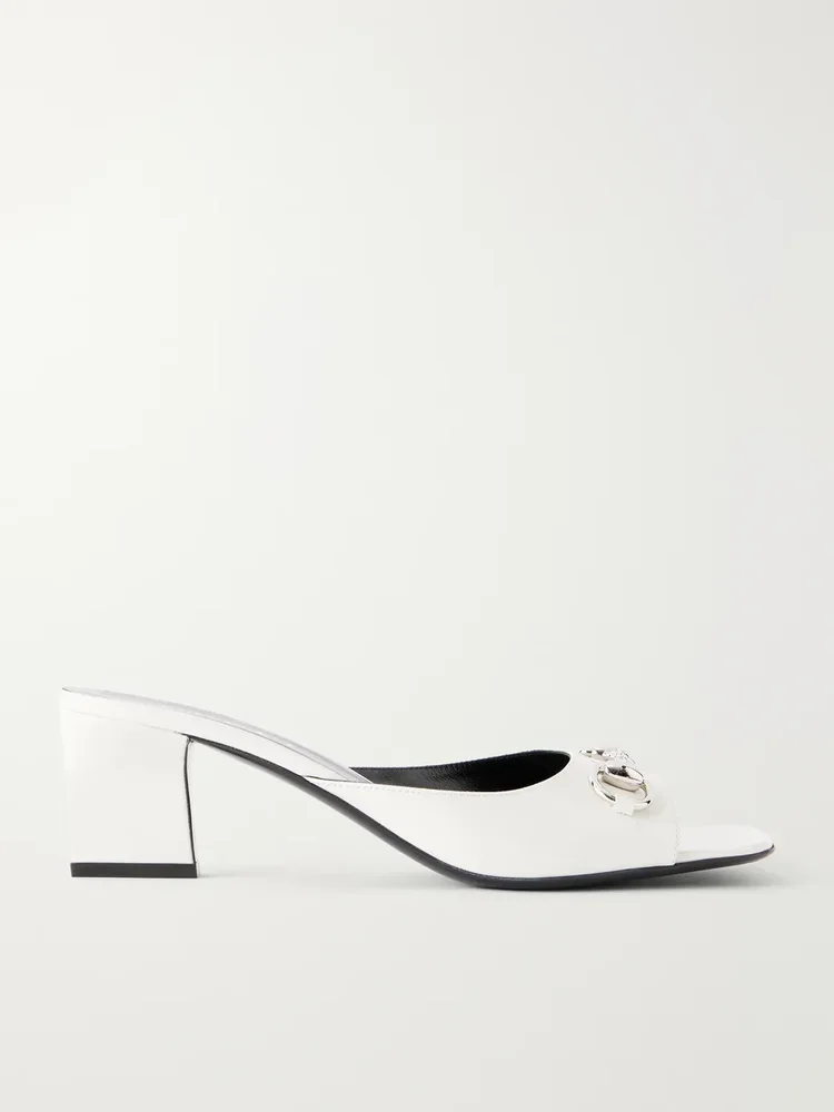 Signora Horsebit-embellished leather sandals
