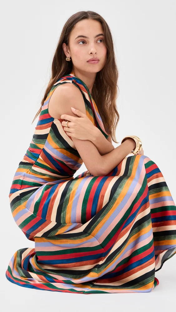Phare Silk Maxi Dress