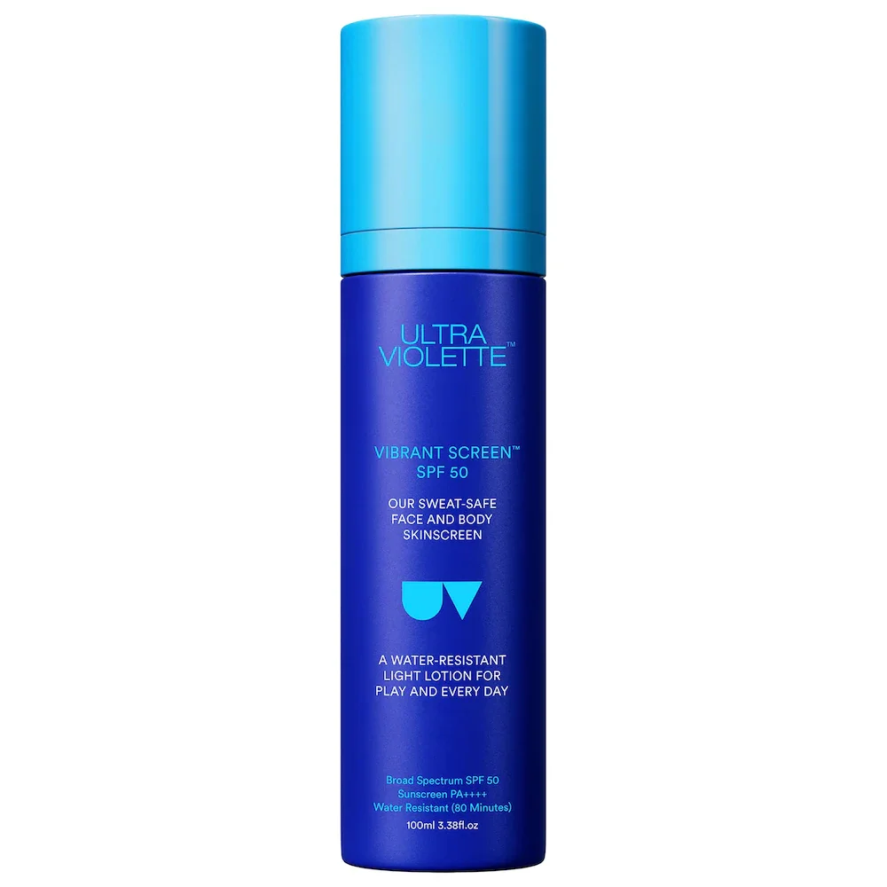 Vibrant Screen SPF 50 Water Resistant Face and Body Sunscreen