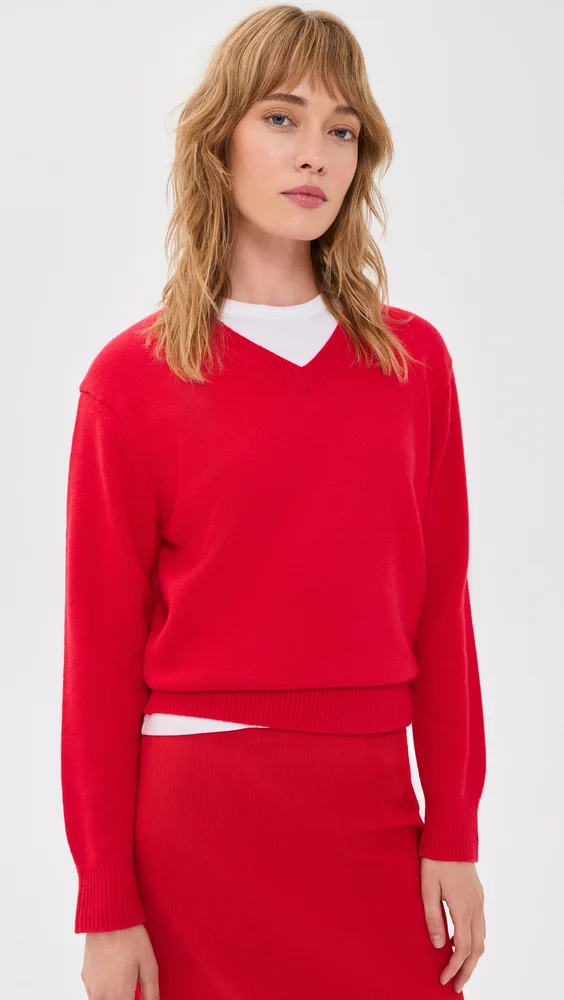 Cashmere V Neck Sweater