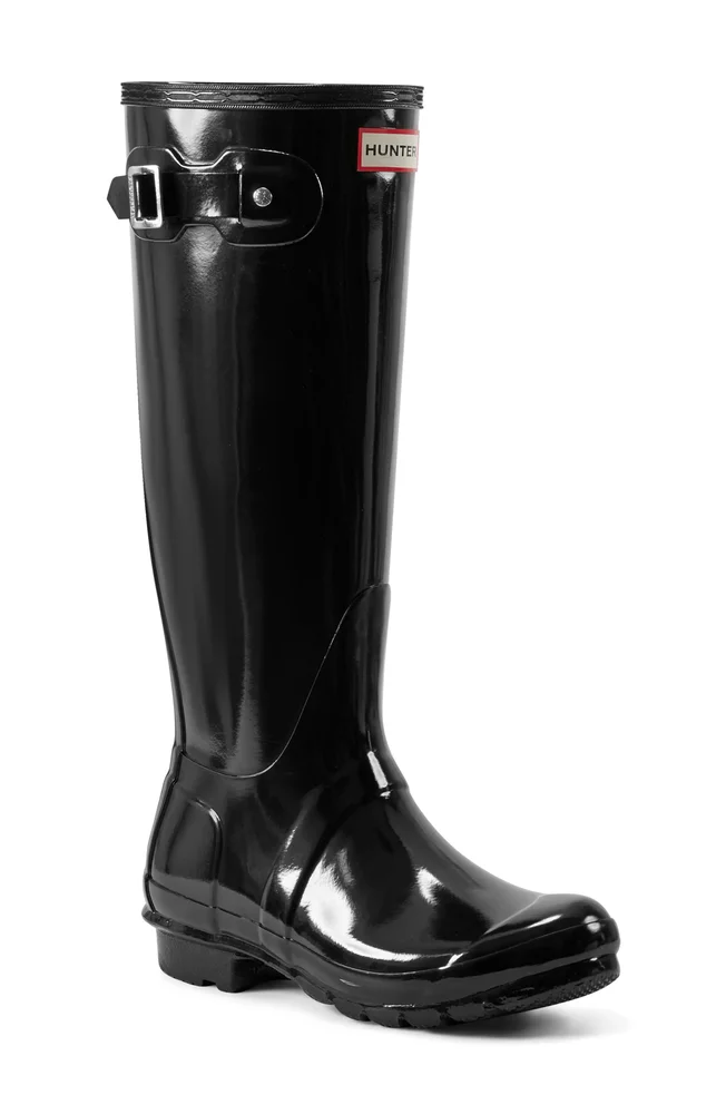 Refined Tall Gloss Waterproof Rain Boot