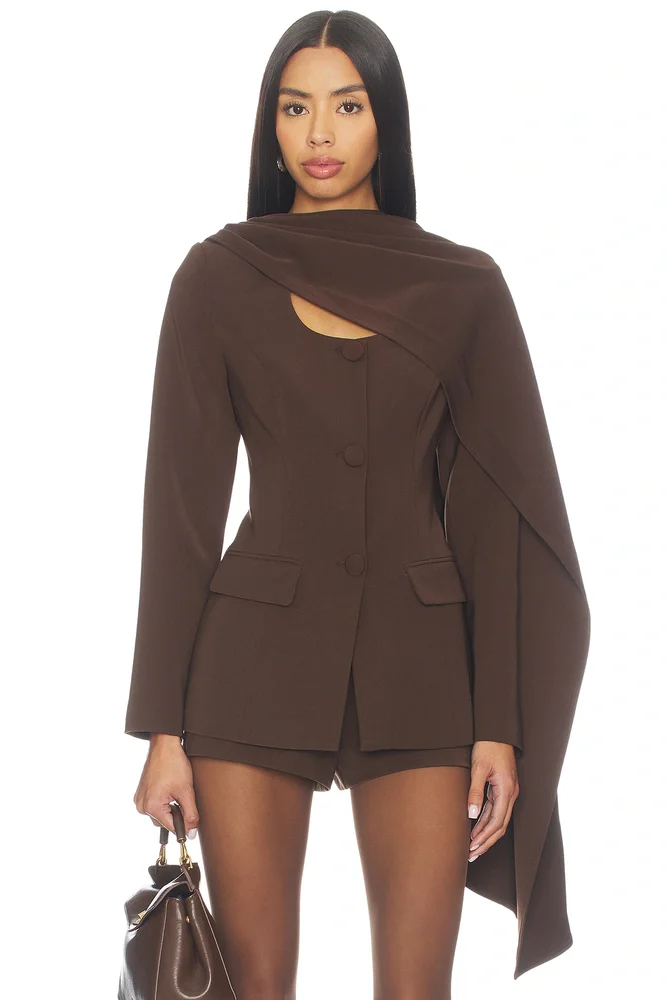 Nimah Scarf Blazer