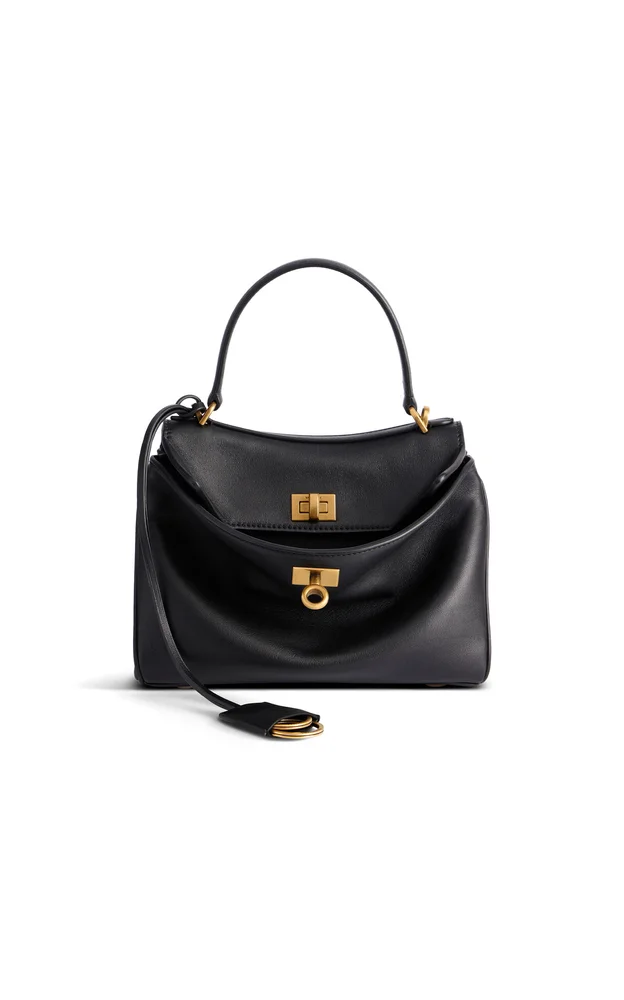 Small Rodeo Leather Top Handle Bag
