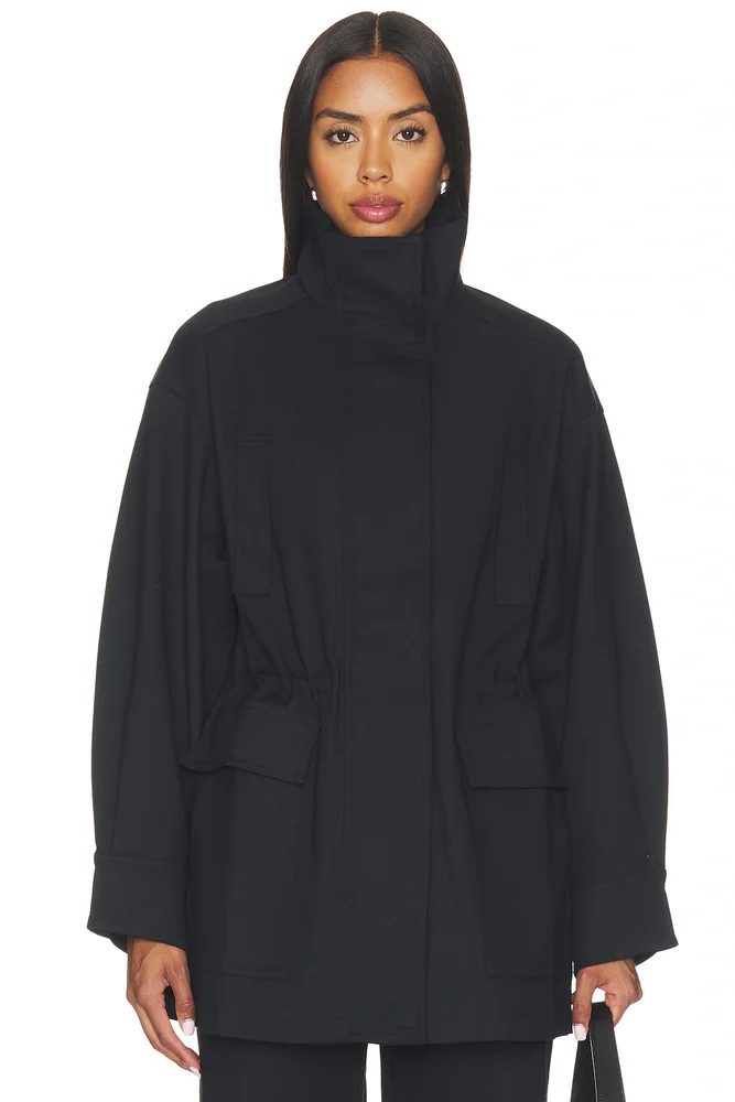 Mai Compact Suiting Parka Jacket