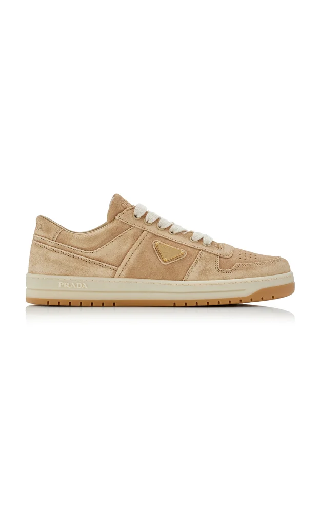 Downtown Platform Suede Sneakers