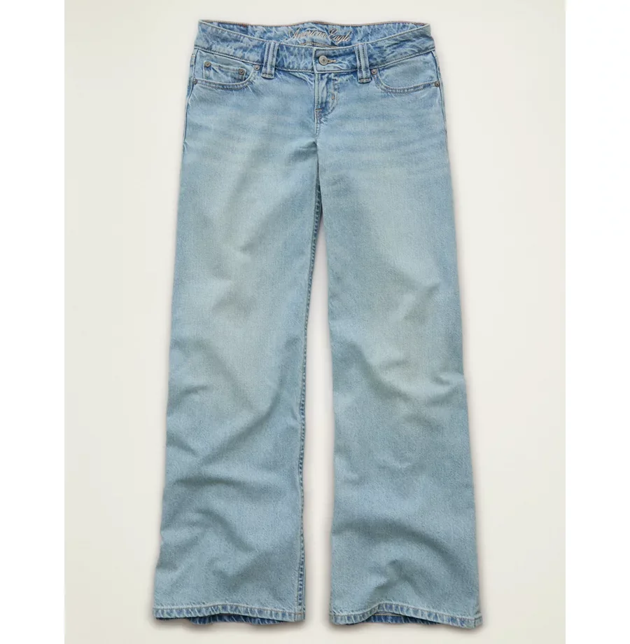 Lowest-Rise Baggy Wide-Leg Jean