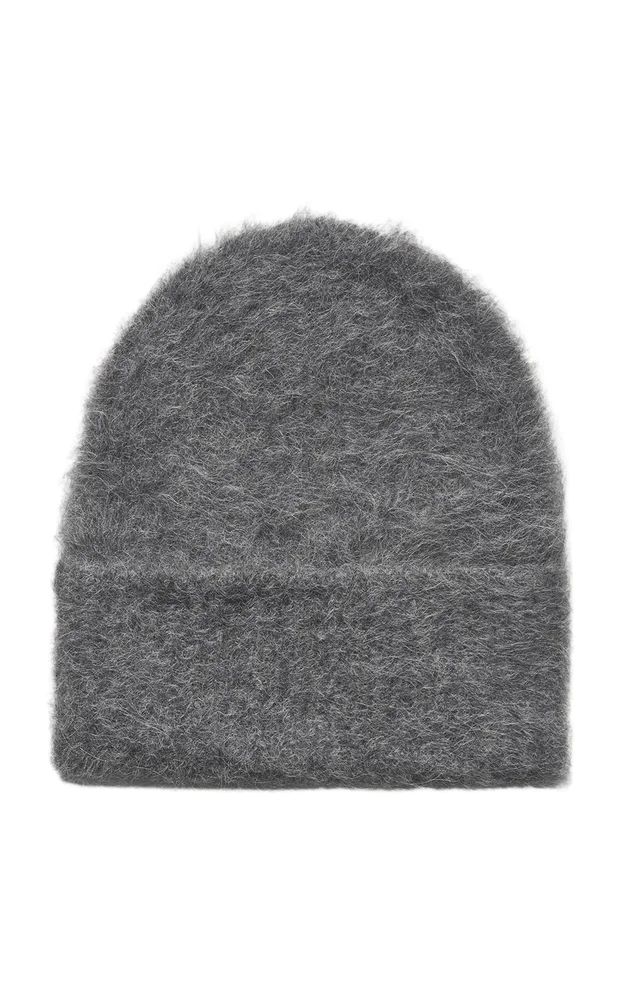 Knit Alpaca-Blend Beanie