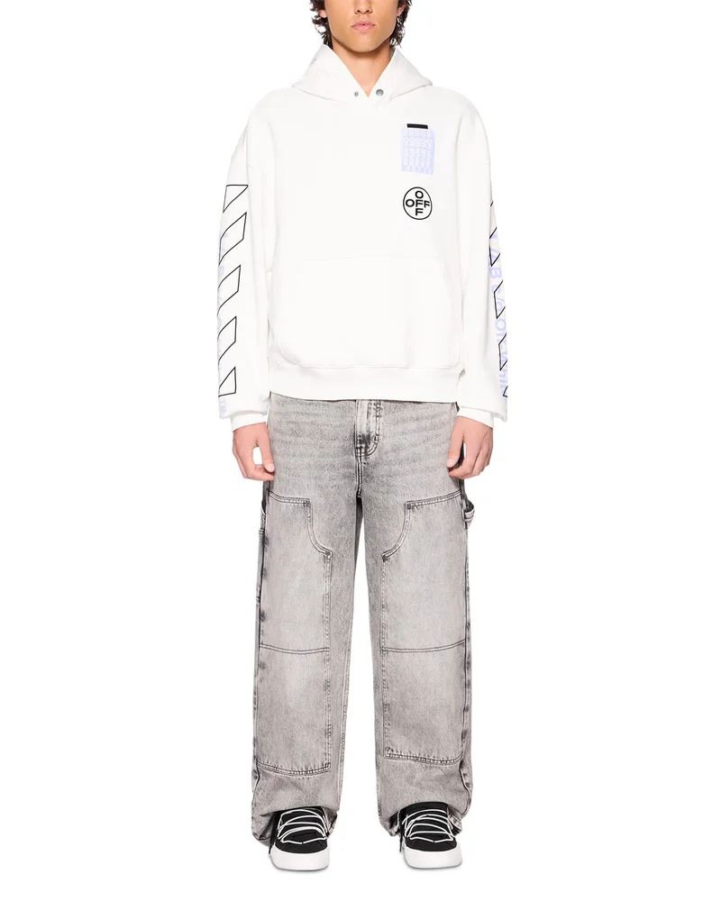Cotton Active Logo Graphic Hoodie