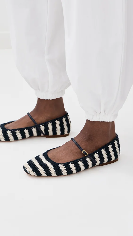 Ellie Crochet Flats