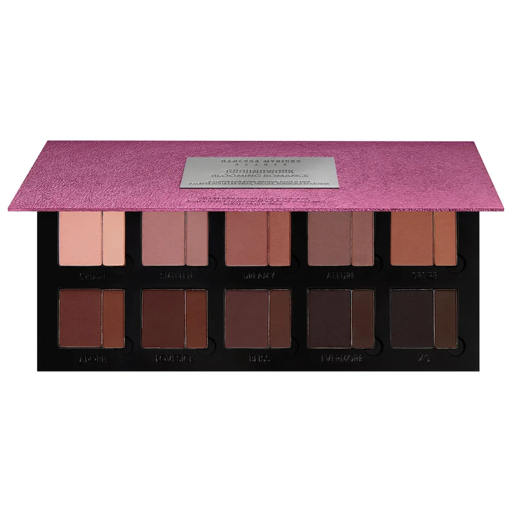 Groundwork Blooming Romance Palette For Eyes, Brows, Face and Lips