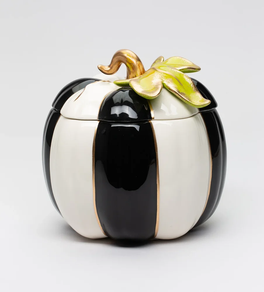 Black And White Pumpkin Candy Box