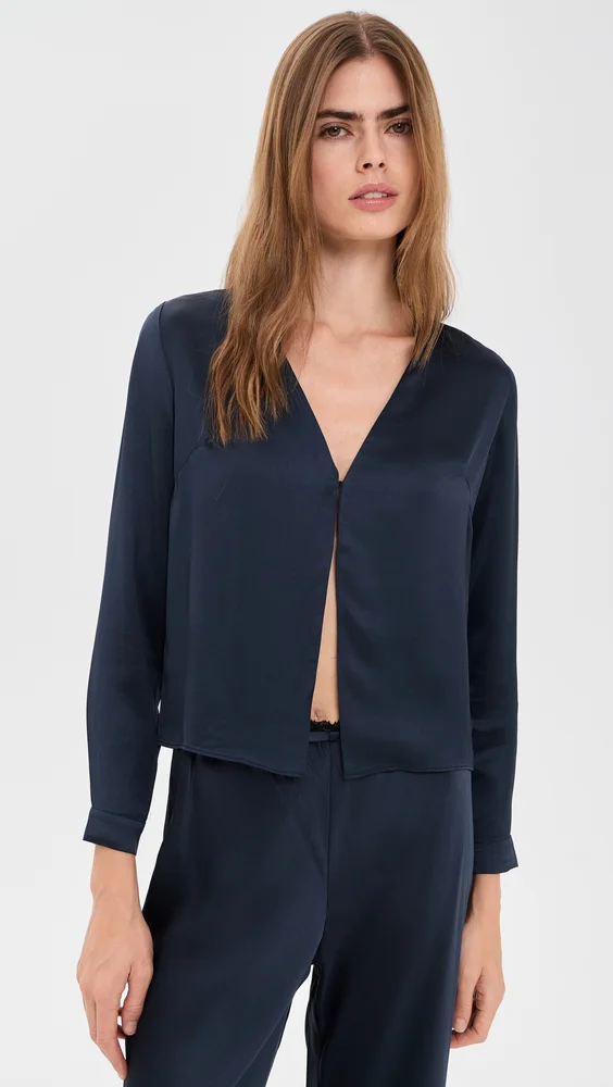 Val Satin Blouse