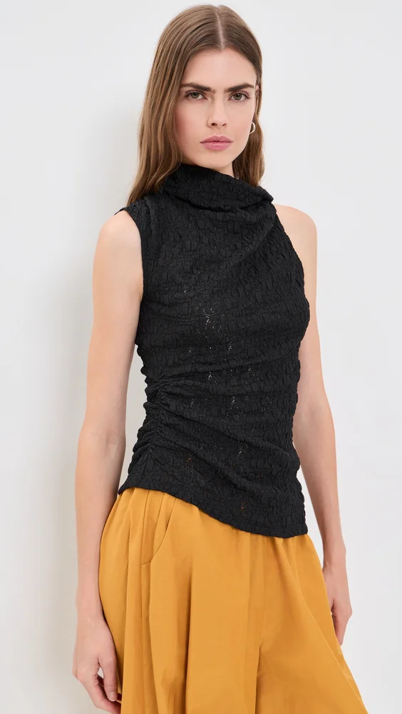 Circe Top In Stretch Lace