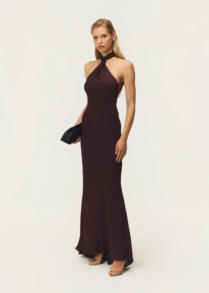 AVALINE DRESS PLUM