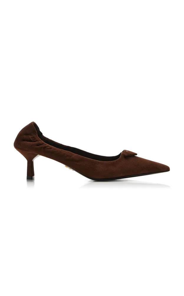 Suede Pumps