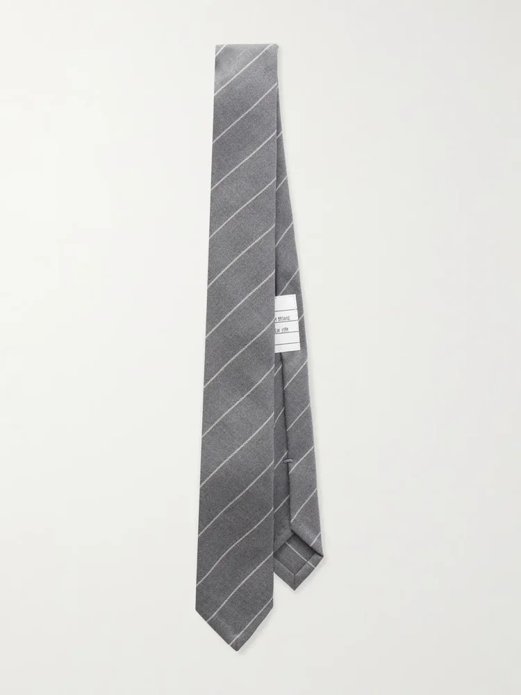 Striped 8cm Wool Neck Tie