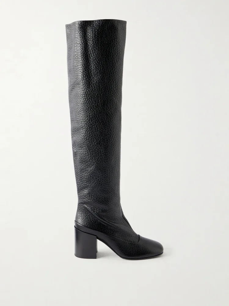 leather over the knee boots