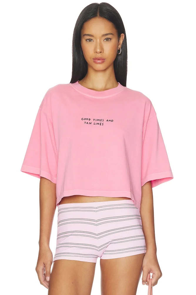Cropped Boxy Tee Shirt