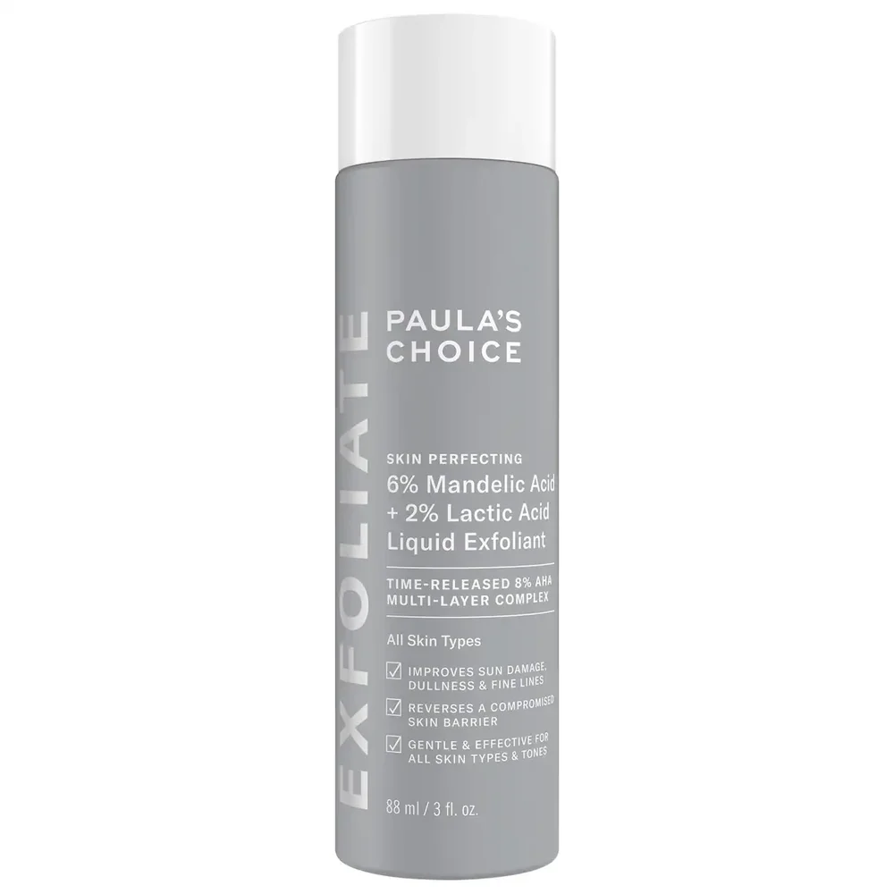 6% Mandelic Acid + 2% Lactic Acid AHA Liquid Exfoliant