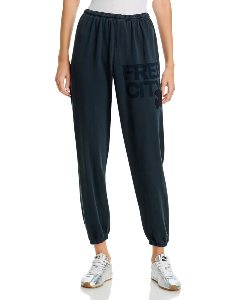 Cotton Logo Sweatpants in Spacerocks