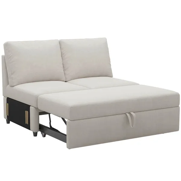 Rafael Armless Pullout Sleeper Sofa Module