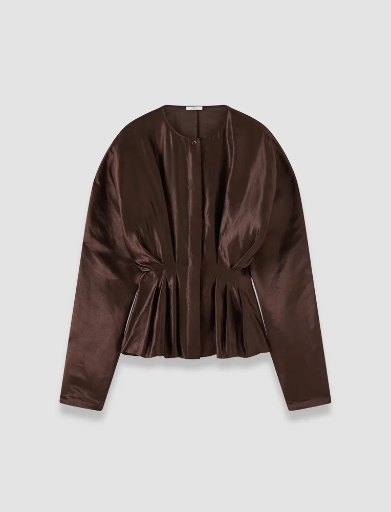 Eris Silk Linen Blend Blouse