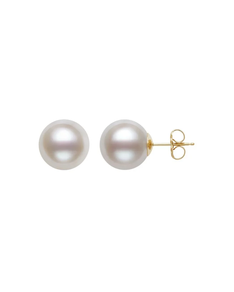Cultured Freshwater Pearl Stud Earrings in 14K Yellow Gold