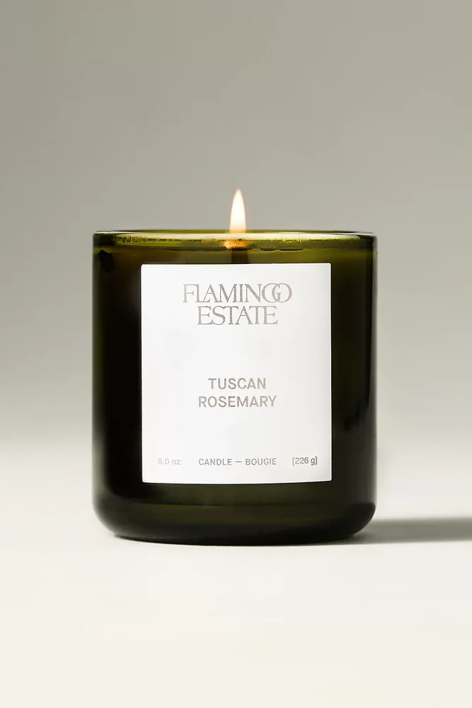 Fresh Tuscan Rosemary Boxed Glass Candle