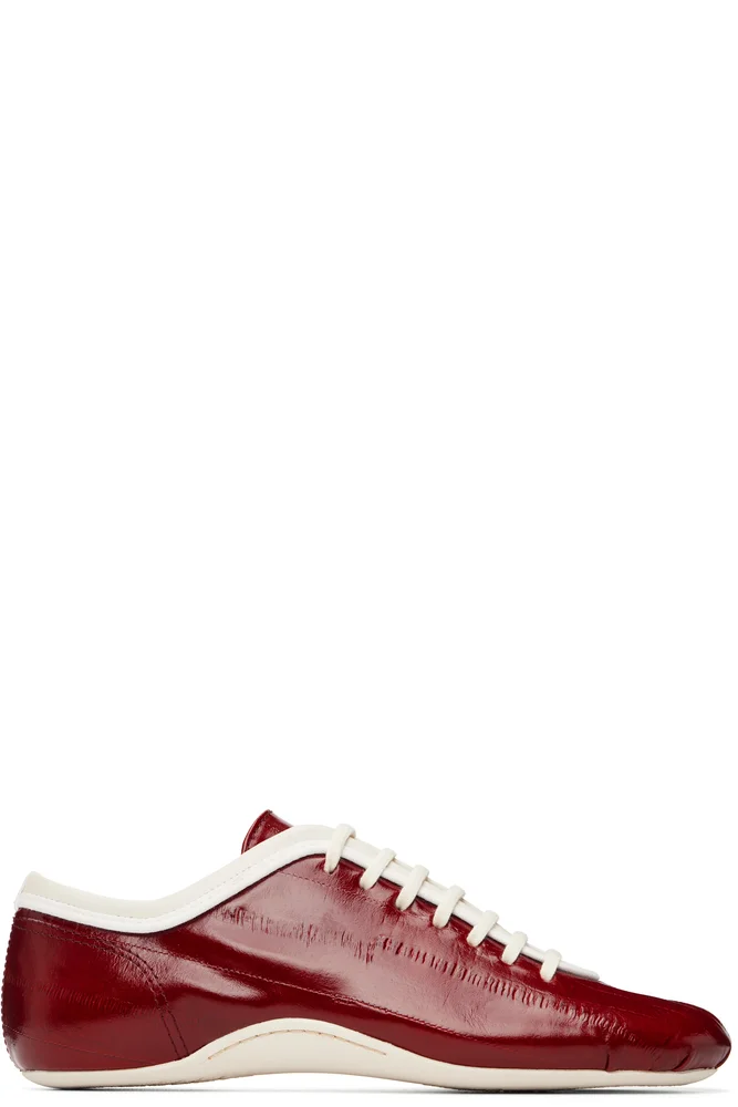 Red Ballerina Sneakers