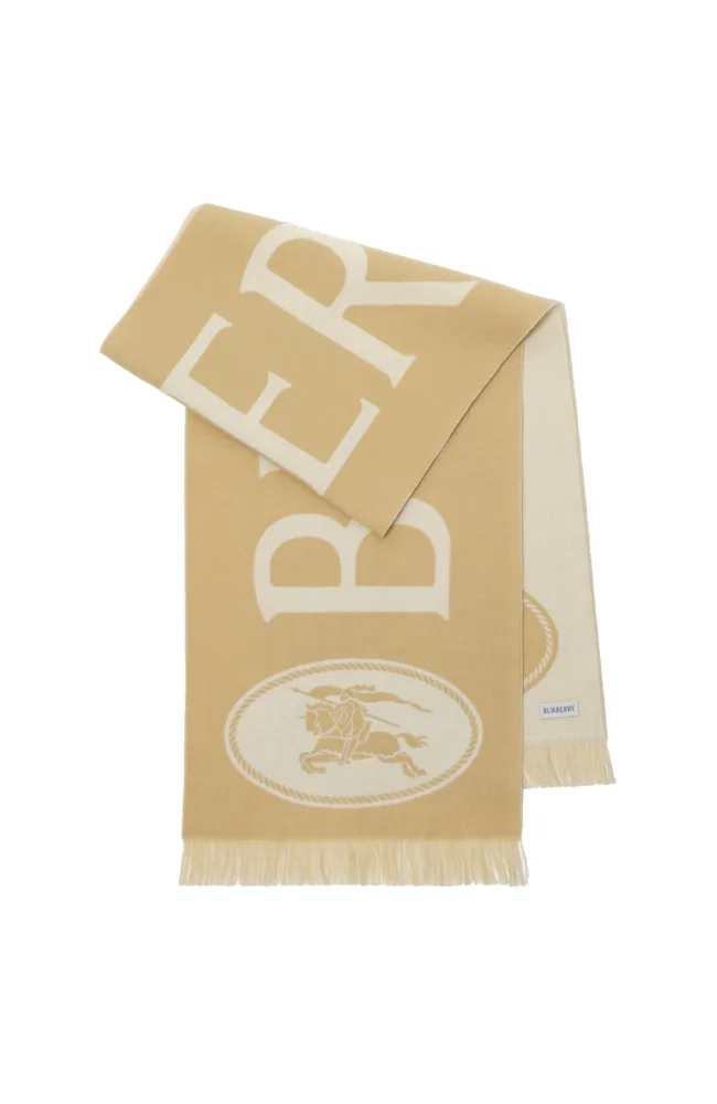 Logo Wool Scarf