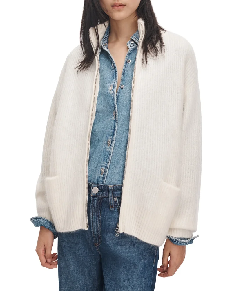 Jada Brushed Cashmere Cardigan