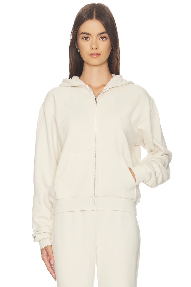 Shrunken Zip Hoodie
