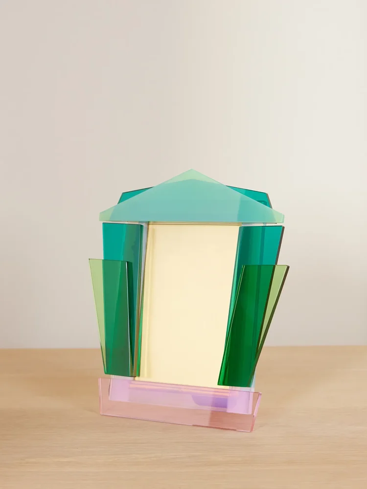 Dearest crystal and stainless steel frame