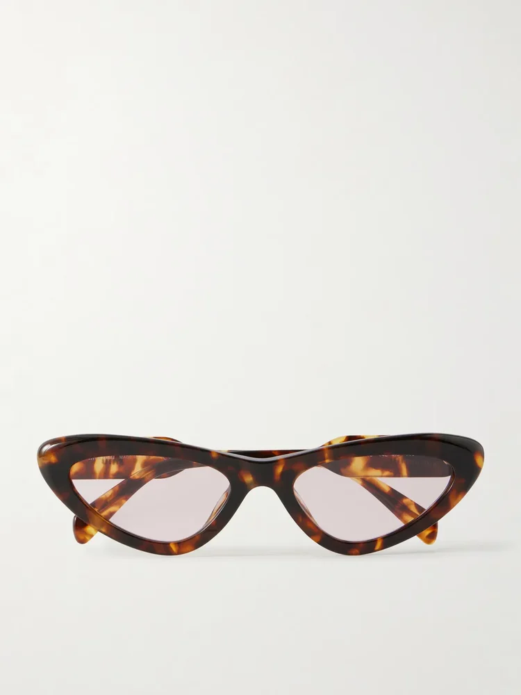 Miu Miu Cat-Eye Acetate Sunglasses in Tortoiseshell
