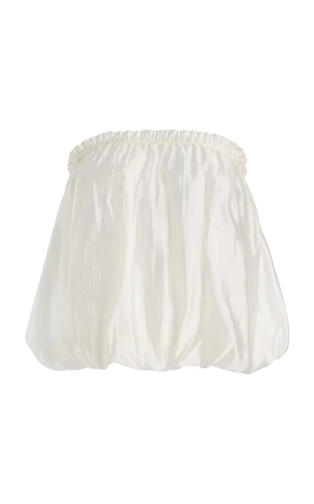 Gilian Semi-Sheer Balloon Top