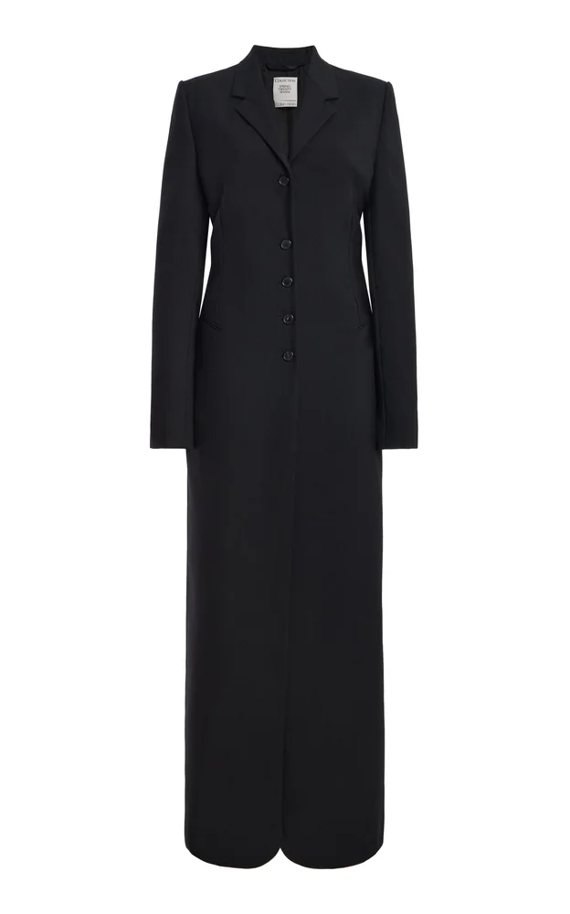 Jade Single-Breasted Wool Coat